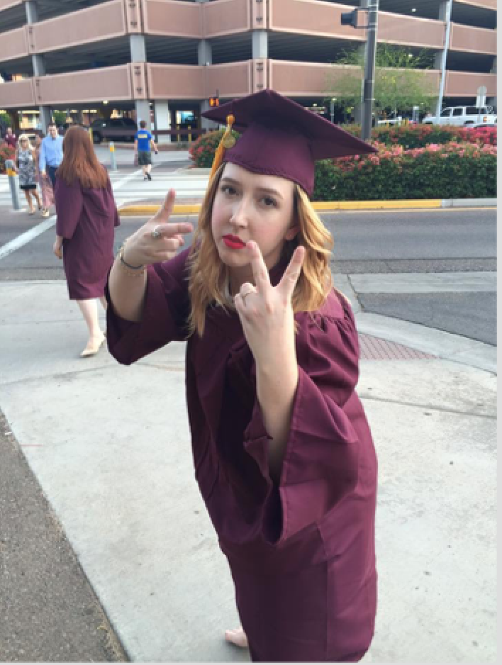 Graduating from Arizona State
