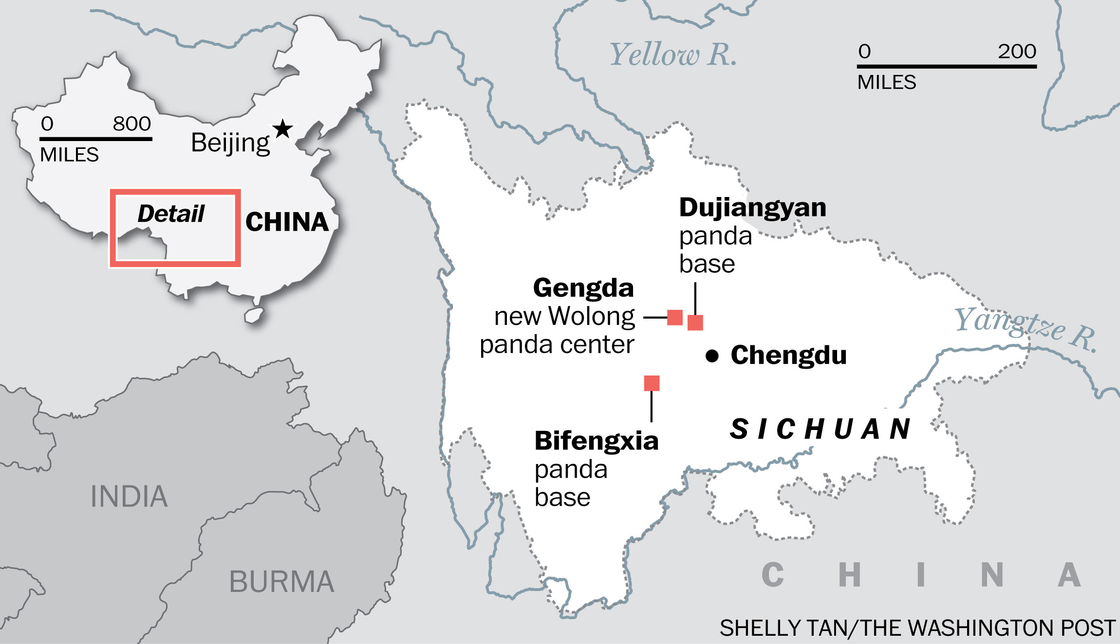 Gengda & Wolong Panda Study Sites